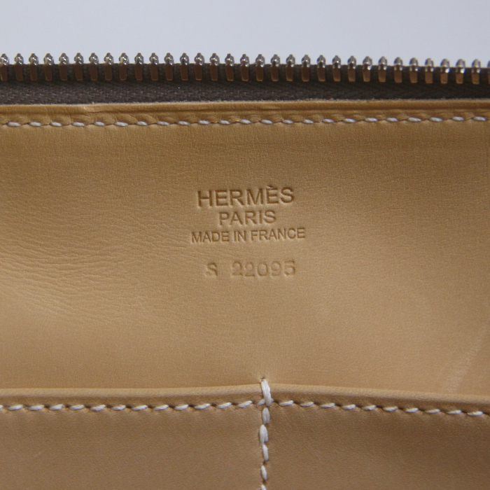 Hermès Paris-Bombay en cuir étoupe - Detail D3