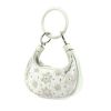 Chloé Vintage Handbag in white leather and white pearl - 00pp thumbnail