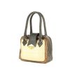 Kenzo Maro Fe in beige and brown leather with crocodile pattern - 00pp thumbnail