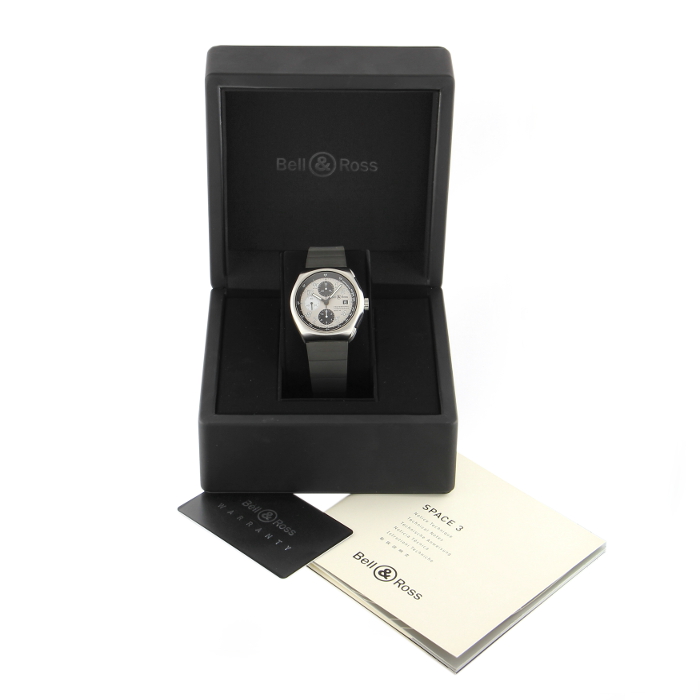 Montre Bell & Ross en acier Space 3 "Grand Prix" Vers 2013  - Detail D1