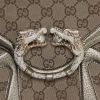 Gucci Tom Ford en toile monogram beige et cuir doré - Detail D5 thumbnail