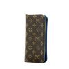 Louis Vuitton Wallet in monogram canvas and blue leather - 00pp thumbnail