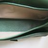 Hermès Nouméa in green leather - Detail D2 thumbnail