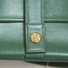 Hermès Nouméa in green leather - Detail D4 thumbnail