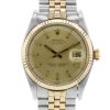 Rolex Oyster Perpetual Datejust in pink gold and stainless steel Ref : 1601 Circa 1967 - 00pp thumbnail