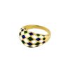 1960's ring in yellow gold and enamel - 00pp thumbnail