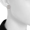 Paire de boucles d'oreilles Ma Jolie en or blanc et diamants - Detail D1 thumbnail