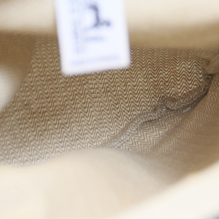 Borsa Aline in tessuto a spina di pesce beige - Detail D2