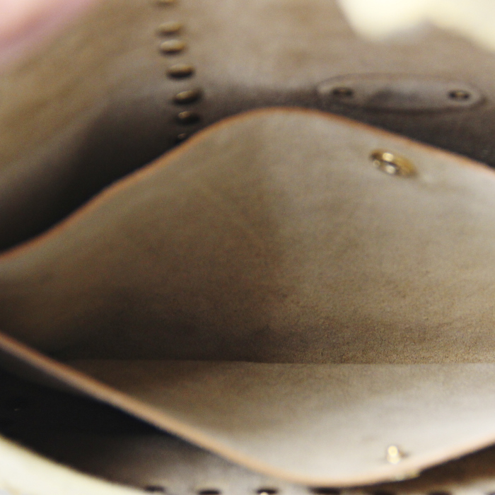 Poulbot bag in beige python - Detail D3
