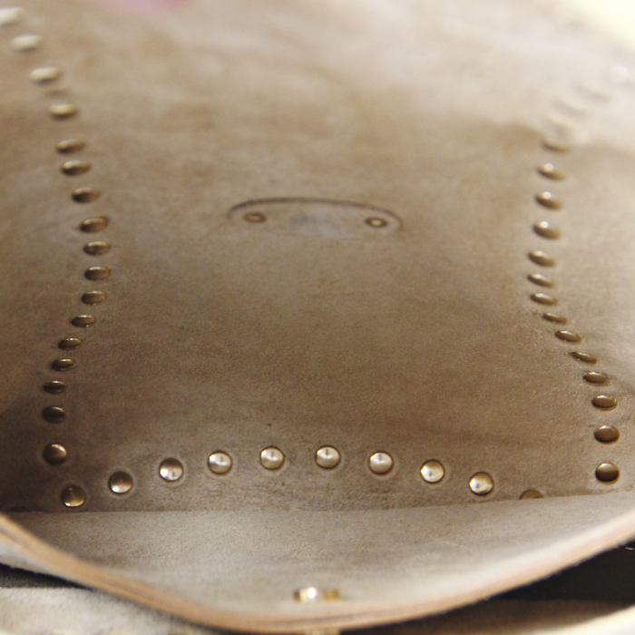 Poulbot bag in beige python - Detail D4
