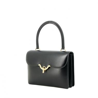 Hermes in blue navy leather