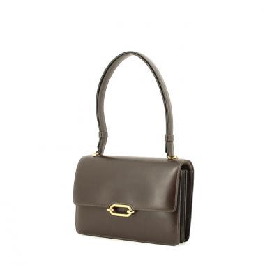 Sac porté épaule Fonsbelle en cuir marron
