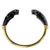 Cartier opened Panthers bracelet in yellow gold and haematite - Detail D1 thumbnail