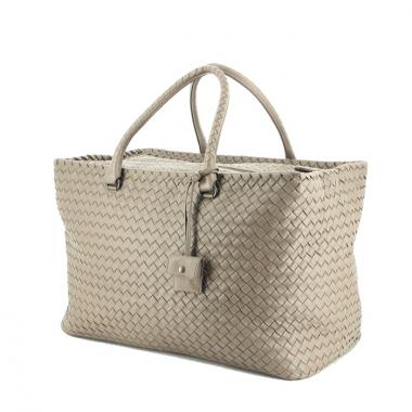 Bottega Veneta Brick Fumé en cuir nappa Intrecciato