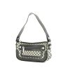 Bag in grey monogram canvas and black leather - 00pp thumbnail