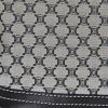 Bag in grey monogram canvas and black leather - Detail D4 thumbnail