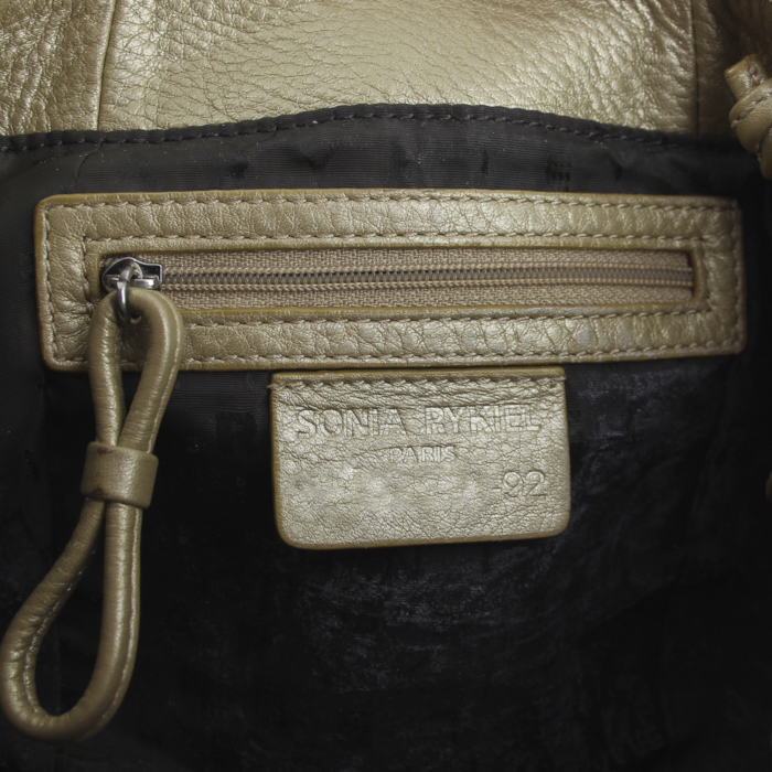 Borsa in pelle dorata - Detail D3