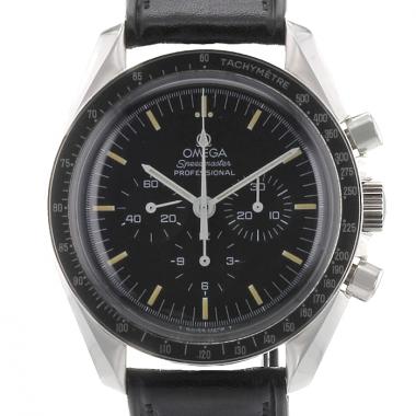 Montre Omega Speedmaster en acier Ref : 1450022 Vers 1980 