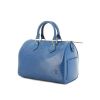 Louis Vuitton Speedy 25 in blue epi leather - 00pp thumbnail