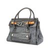 Christian Dior in denim canvas and black leather - 00pp thumbnail
