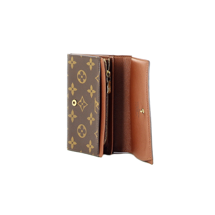 Louis Vuitton wallet in monogram canvas - Detail D1