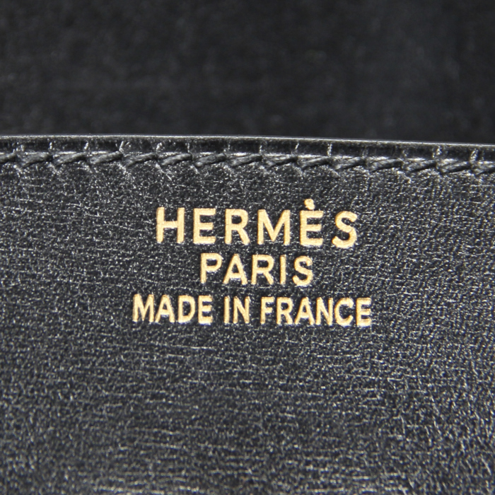 Hermes Birkin 35 cm in black leather - Detail D3