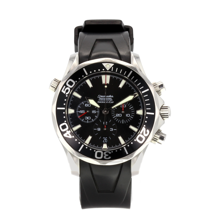 Omega Seamaster America's cup in stainless steel Ref : 28945091 Circa 2004 - Detail D1