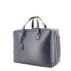Salvatore Ferragamo suitcase in blue leather - 00pp thumbnail
