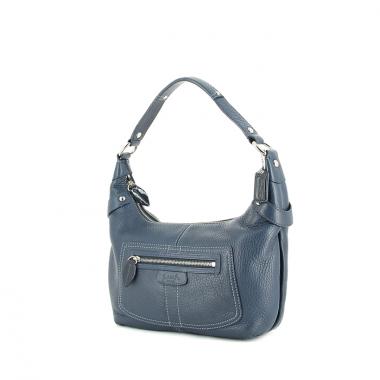 Coach en cuir bleu 