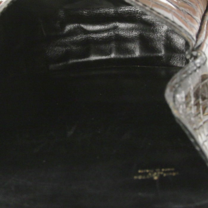 Louis Vuitton Saint Cloud Small model shoulder bag in black crocodile - Detail D2