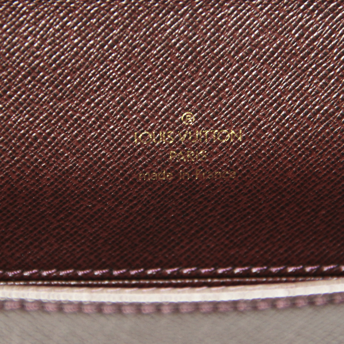 Borsa portadocumenti in pelle viola - Detail D3