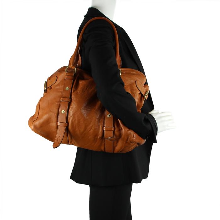 Mulberry in brown leather - Detail D1