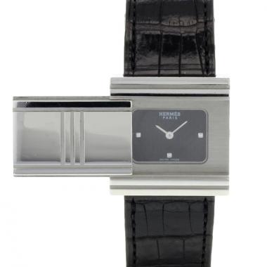 Hermes montre à capot en acier Ref : GL1. 510 Vers 2000 