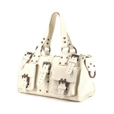 Mulberry en cuir blanc cassé
