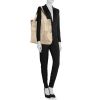 Givenchy Shopping bag in pelle color talpa - Detail D1 thumbnail