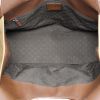 Bolso de mano Gucci Bardot en lona beige y cuero marrón - Detail D2 thumbnail