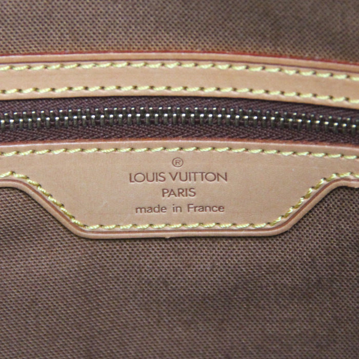 Portadocumentos Beverly en lona Monogram y cuero natural - Detail D5