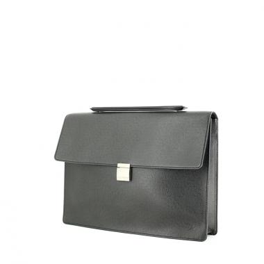Louis Vuitton Document-holder in grey taiga leather