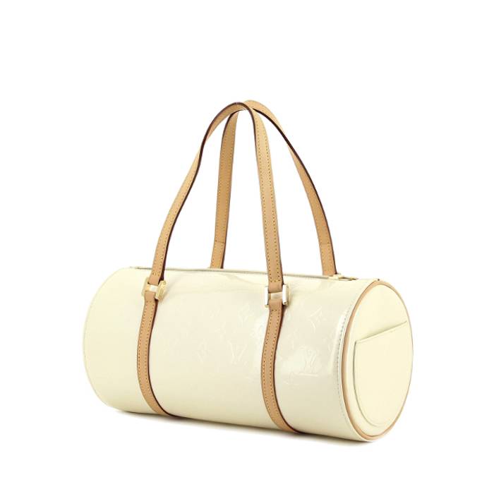 Louis Vuitton Louis Vuitton White Vernis Leather Bedford Handbag
