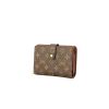 Louis Vuitton portefeuille Viennois en toile monogram et cuir marron - 00pp thumbnail
