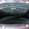 Miu Miu shopping bag in purple leather - Detail D2 thumbnail