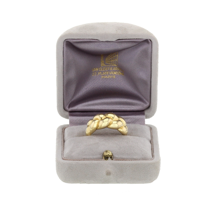 1990's ring in yellow gold - Detail D1