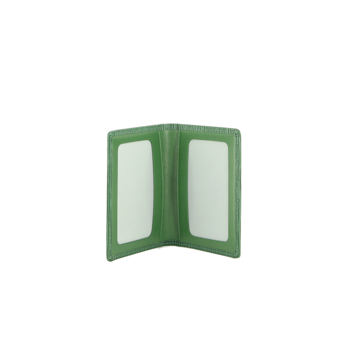 Louis Vuitton card holder in green epi leather - Detail D1