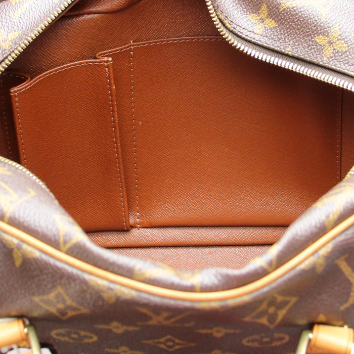 Louis Vuitton Cité en toile monogram et cuir naturel - Detail D3