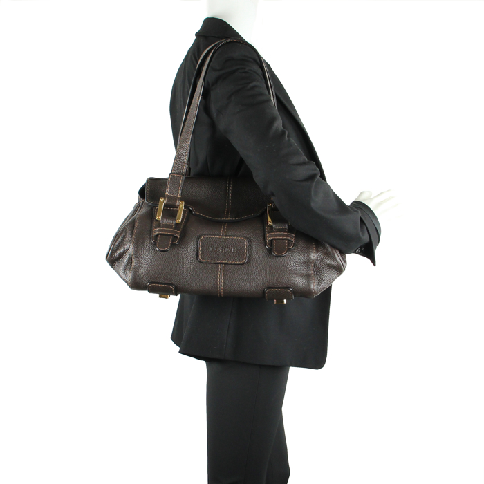 Loewe in brown leather - Detail D1