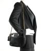 Camera handbag in black leather and foal - Detail D1 thumbnail