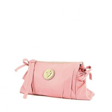 Bolsito de mano Gucci Hysteria en cuero rosa