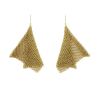 Tiffany & Co paire de boucles d'oreilles draperie en or jaune - 00pp thumbnail