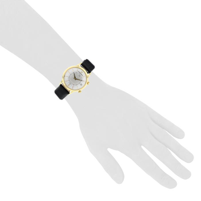 Reloj de pulsera Jaeger-LeCoultre Memovox de oro amarillo - Detail D1