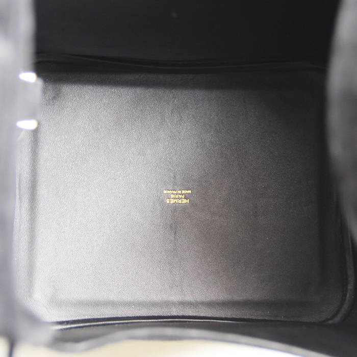 Bolso Picotin modelo mediano en ante negro - Detail D2